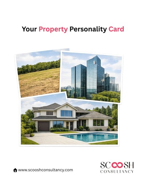 Your property choice reveals more than your budget —
it reveals your investment personality.
🧠 The Visionary waits, plans, and buys the future.
📊 The Strategist calculates ROI and builds systems.
🏡 The Curator invests in comfort, lifestyle, and emotion.
There’s no right personality —
only the right strategy for your goals.
At Scoosh Consultancy, we don’t sell properties.
We align investments with who you are — and where you’re going.
💬 Which property personality are you?
#PropertyPersonality #ScooshConsultancy #RealEstatePsychology #SmartPropertyInvestment #IndianRealEstate #InvestorMindset #PropertyBuyersIndia #WealthStrategy #RealEstateIndia #LifestyleInvestment #ROIThinking #FutureFocused #HomeBuyersIndia #StrategicInvesting