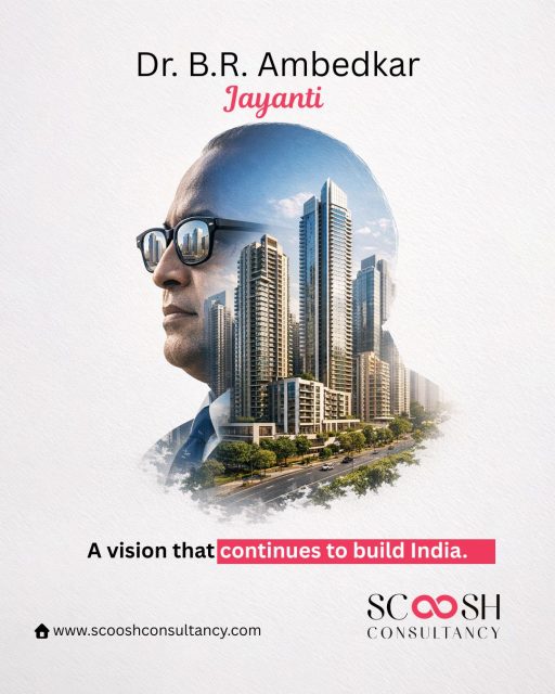 Honouring the legacy of vision, equality, and progress on Dr. B.R. Ambedkar Jayanti.

A leader who didn’t just shape a Constitution, but laid the foundation of a stronger, more inclusive India. 🇮🇳

At Scoosh Consultancy, we believe true growth begins with strong principles — the very ideals that continue to guide a nation forward.

A vision that continues to build India.

#AmbedkarJayanti #DrBRAmbedkar #AmbedkarJayanti2026 #IndianConstitution #EqualityForAll #InspiringLeaders #NationBuilding #IndiaGrowth #VisionaryLeadership #SocialJustice #InclusiveIndia #DigitalIndia #RealEstateIndia #UrbanDevelopment #InfrastructureIndia #ScooshConsultancy #BrandWithPurpose #IndiaProgress #LeadershipMatters #buildindiainfraawards