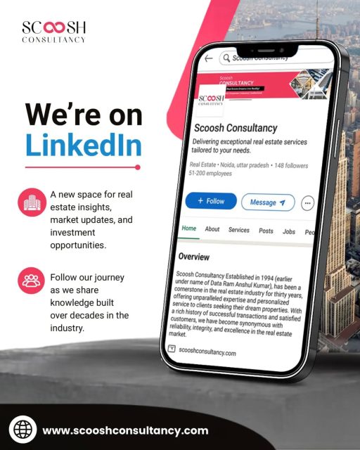 Looking for trusted real estate insights in Noida? 🏙️
Follow Scoosh Consultancy on LinkedIn for expert market analysis, premium property opportunities, Noida Airport updates, and investment strategies backed by 30+ years of real estate experience.
Whether you're an investor, homebuyer, or business owner, stay informed with reliable knowledge that helps you make smarter property decisions.
🔗 Follow us on LinkedIn and stay ahead of the market.
#RealEstateNoida #ScooshConsultancy #NoidaRealEstate #PropertyInvestment #RealEstateInsights