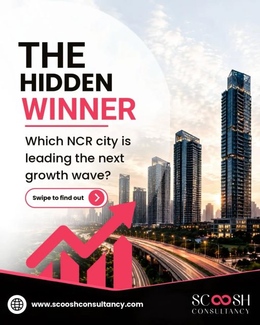 📍 Which NCR city is truly leading the next phase of real estate growth?

When you compare infrastructure, connectivity, employment opportunities, and future development, one destination is creating stronger long-term investment potential than the rest.

With the Jewar International Airport, expanding metro network, growing corporate hubs, and world-class expressways, Noida is rapidly becoming one of India's most promising real estate markets.

Whether you're planning to invest, buy your dream property, or build long-term wealth, understanding where growth is happening is the first step toward making a smarter decision.

👉 Swipe through the carousel to discover why Noida is leading the race.

💬 Which NCR city do you think has the brightest future? Share your opinion in the comments.

#NoidaRealEstate #RealEstateInvestment #DelhiNCR #PropertyInvestment #ScooshConsultancy