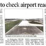 TESTS DONE, DGCA & UP TO CHECK AIRPORT READINESS BEFORE LAUNCH DATE