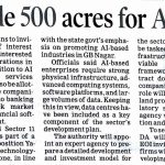YEIDA sets aside 500 acres for AI & finance hub YEIDA sets aside 500 acres for AI & finance hub