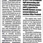 K' TAKA CO TO SET UP 30-ACRE FOOD PARK NEAR NOIDA AIRPORT K' TAKA CO TO SET UP 30-ACRE FOOD PARK NEAR NOIDA AIRPORT