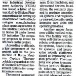 PHARMA FIRM SET TO INVEST RS.587CR IN MED DEVICE PARK