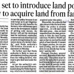 NOIDA SET TO INTRODUCE LAND POOLING POLICY TO ACQUIRE LAND FROM FARMERS