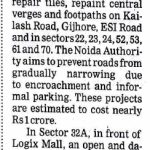 NOIDA SET TO REPAIR ROADS,COVER DRAINS TO EASE TRAFFIC