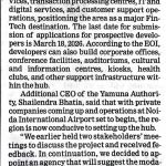 YEIDA PLANS FINTECH HUB ON 500 ACRES NEAR NOIDA AIRPORT