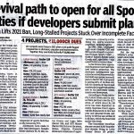 REVIVAL PATH TO OPEN FOR ALL SPORTS CITIES IF DEVELOPERS SUBMIT PLANS