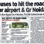 50 E-BUSES TO HIT THE ROADS NEXT MTH FOR AIRPORT & GR. NOIDA WEST