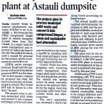 GNIDA PLANS RS.80CR BIOGAS PLANT AT ASTAULI DUMPSITE