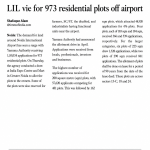 1.1L VIE FOR 973 RESIDENTIAL PLOT OFF AIRPORT 1.1L VIE FOR 973 RESIDENTIAL PLOT OFF AIRPORT