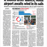 A MONTH AFTER LAUNCH, NOIDA AIRPORT AWAITS WIND IN ITS SAILS A MONTH AFTER LAUNCH, NOIDA AIRPORT AWAITS WIND IN ITS SAILS